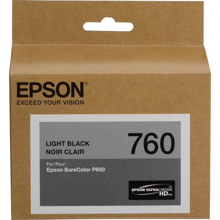 T760720 EPSON ULTRACHROME HD LIGHT BLACK INK 26ML, SURECOLOR