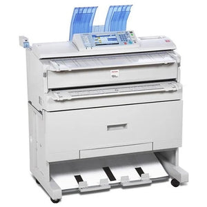 $145/Month Ricoh MP W3601 36" Black And White Wide Format Printer With Electro-Photographic Printing And Low Count