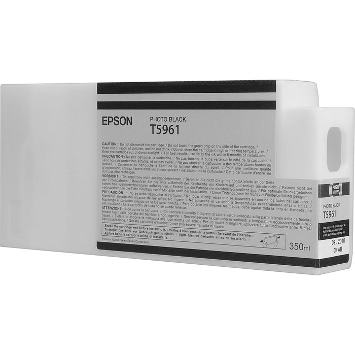 T596100 EPSON ULTRACHROME HDR PHOTO BLACK 350ML, STYLUS PRO