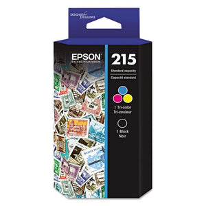 Absolute Toner T215120BCS EPSON 215 BLK/COL ST. CAP. COMBO PACK, WORKFORCE Epson Ink Cartridges