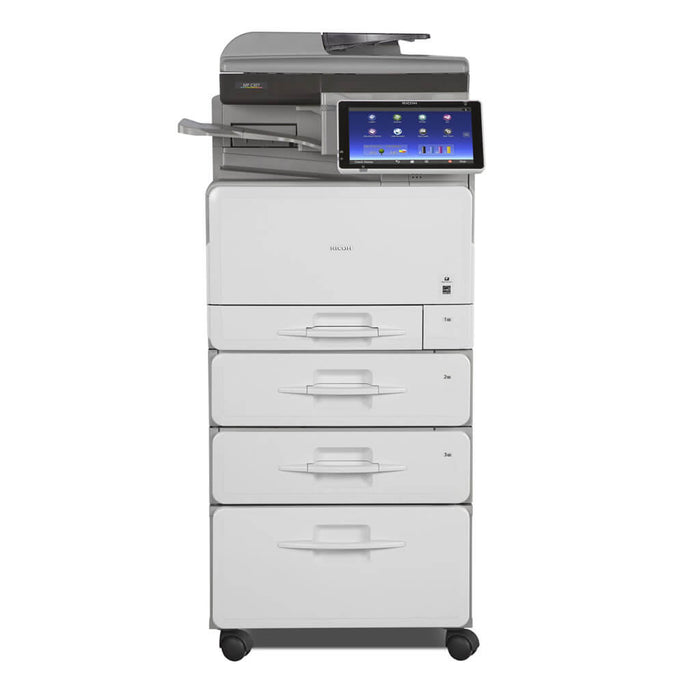 $39/Month High-Quality Ricoh All-In-One MP C407 40 PPM Color Laser Office Printer (Copy, Print, Scan, Fax) With Auto Duplex Printing - 417847
