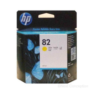 Absolute Toner C4913A HP #82 YELLOW (69 ML) INK CARTRIDGE FOR DESIGNJET 500 HP Ink Cartridges