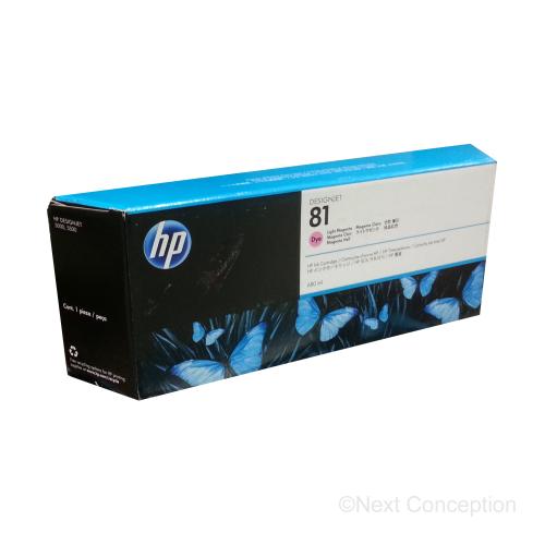 C4935A HP #81 LIGHT MAGENTA DYE INK CARTRIDGE FOR DESIGNJET
