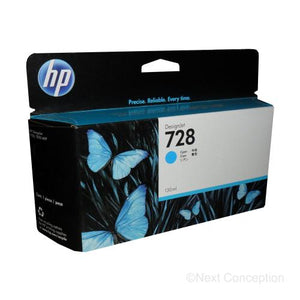 Absolute Toner F9J67A HP #728 130ML CYAN INK CRTG HP Ink Cartridges