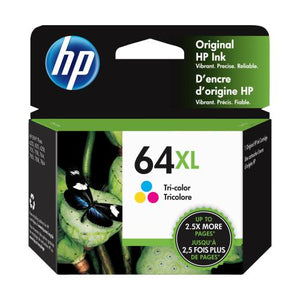 Absolute Toner N9J91AN#140 HP #64XL TRICOLOR INK FOR ENVY PHOTO 6255/7155/ HP Ink Cartridges