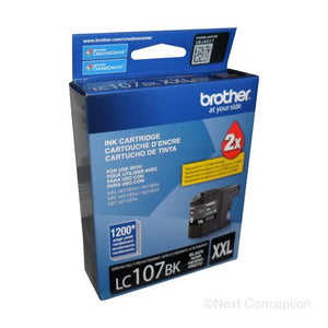 Absolute Toner LC107BKS BLACK SUPER HY INK FOR MFCJ4410DW/MFCJ4510DW/MFCJ46 Brother Ink Cartridges
