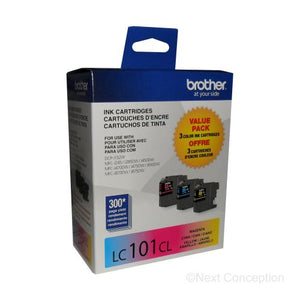 Absolute Toner LC1013PKS C/M/Y 3COLOR INK PACK FOR MFCJ870DW Brother Ink Cartridges