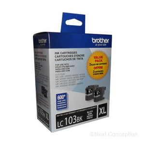 Absolute Toner LC1032PKS BLACK 2PK HY INK FOR MFCJ4410DW/MFCJ4510DW/MFCJ461 Brother Ink Cartridges