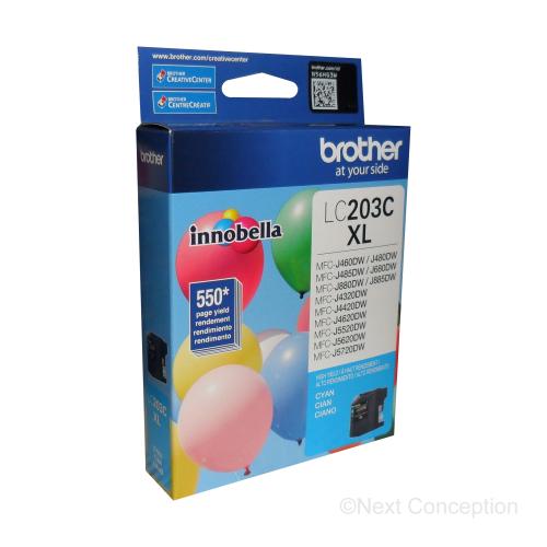 LC203CS CYAN INK FOR MFCJ4320DW/MFCJ4420DW/MFCJ4620DW