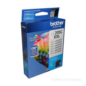 Absolute Toner LC205CS CYAN SUPER HY INK FOR MFCJ4320DW/MFCJ4420DW Brother Ink Cartridges
