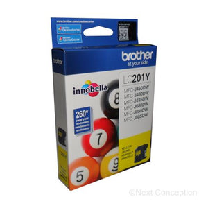 Absolute Toner LC201YS YELLOW INK FOR MFCJ4320DW/MFCJ4420DW/MFCJ4620DW/M Brother Ink Cartridges