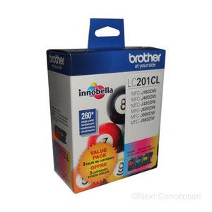 Absolute Toner LC2013PKS 3 COLORS REG PACK FOR MFCJ4320DW/MFCJ4420DW Brother Ink Cartridges