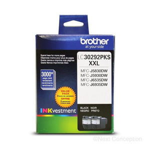 Absolute Toner LC30292PKS 2PK BLACK INK FOR MFCJ5830DW, MFCJ6535DW Brother Ink Cartridges