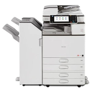 $52/Month Ricoh MP 2554 Laser Multifunction Copier Printer Black and White Finisher Stapler With Automatic Duplexing And High Print Resolution