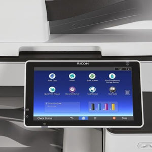 $59/Month Ricoh MP C4504 All-In-One Color Duplex Printer 11X17, 12X18, 300GSM With Prints Up To 45 Pages Per Minute