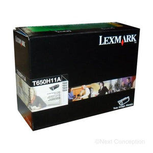 Absolute Toner T650H11A T650, T652, T654 HIGH YIELD RETURN PROGRAM PRINT CA Original Lexmark Cartridges