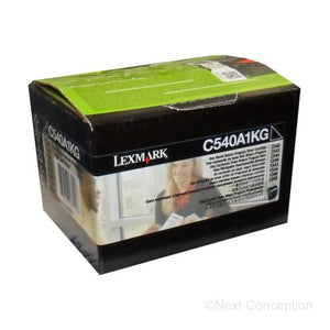 Absolute Toner C540A1KG C54X/X54X BLACK RETURN PROGRAM TONER CARTRIDGE, 1K Original Lexmark Cartridges