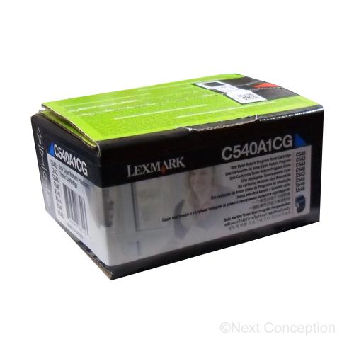 C540A1CG C54X/X54X CYAN RETURN PROGRAM TONER CARTRIDGE, 1K