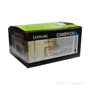 Absolute Toner C540H1CG C54X/X54X CYAN HIGH YIELD RETURN PROGRAM TONER CART Original Lexmark Cartridges