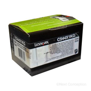 Absolute Toner C544X1KG C544/X544 BLACK EXTRA HIGH YIELD RETURN PROGRAM TON Original Lexmark Cartridges
