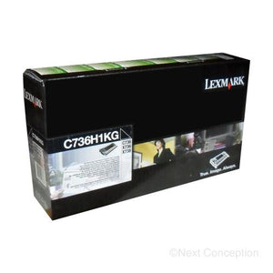 Absolute Toner C736H1KG C736/X736/X738 BLACK HIGH YIELD RETURN PROGRAM TONE Original Lexmark Cartridges