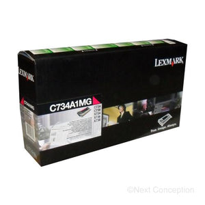 Absolute Toner C734A1MG C73X/X73X MAGENTA RETURN PROGRAM TONER CARTRIDGE 6K Original Lexmark Cartridges