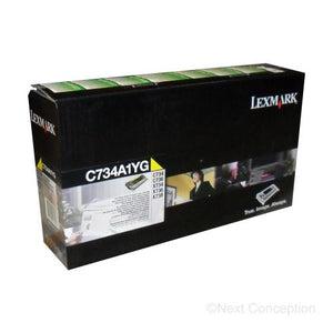 Absolute Toner C734A1YG C73X/X73X YELLOW RETURN PROGRAM TONER CARTRIDGE 6K Original Lexmark Cartridges