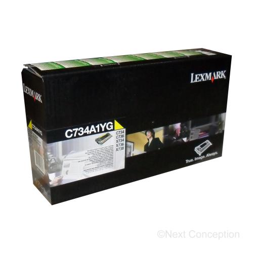 C734A1YG C73X/X73X YELLOW RETURN PROGRAM TONER CARTRIDGE 6K