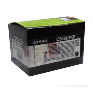 Absolute Toner C546U1KG LEXMARK X546/C546 BLACK EXTRA HIGH YIELD RETURN PRO Original Lexmark Cartridges