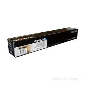 Absolute Toner C950X2CG LEXMARK C950 CYAN TONER CARTRIDGE  22K Original Lexmark Cartridges
