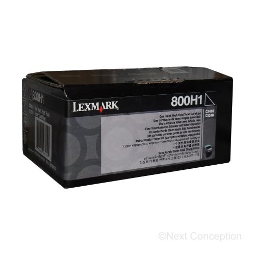 80C0H10 LEXMARK 800H1 CX410/510 BLACK HIGH YIELD TONER CARTR