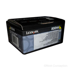 Absolute Toner 80C0H40 LEXMARK 800H4 CX410/510 YELLOW HIGH YIELD TONER CART Original Lexmark Cartridges