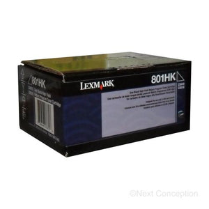 Absolute Toner 80C1HK0 LEXMARK 801HK CX410/510 BLACK HIGH YIELD RETURN PROG Original Lexmark Cartridges