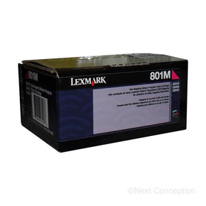 Absolute Toner 80C10M0 LEXMARK 801M CX310/410/510 MAGENTA RETURN PROGRAM TO Original Lexmark Cartridges