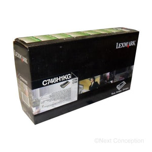 Absolute Toner C746H1KG LEXMARK C746, C748 BLACK HIGH YIELD RET PGM TONER Original Lexmark Cartridges