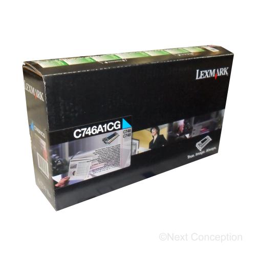 C746A1CG LEXMARK C746, C748 CYAN RETURN PGM TONER  7K