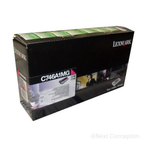 Absolute Toner C746A1MG LEXMARK C746, C748 MAGENTA RETURN PGM TONER  7K Original Lexmark Cartridges