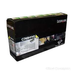 Absolute Toner C748H1YG LEXMARK C748 YELLOW HIGH YIELD RETURN PGM TONER 10K Original Lexmark Cartridges