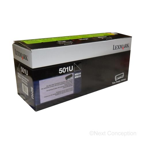 50F1U00 LEXMARK #501U ULTRA HIGH YIELD RETURN PROGRAM TONER