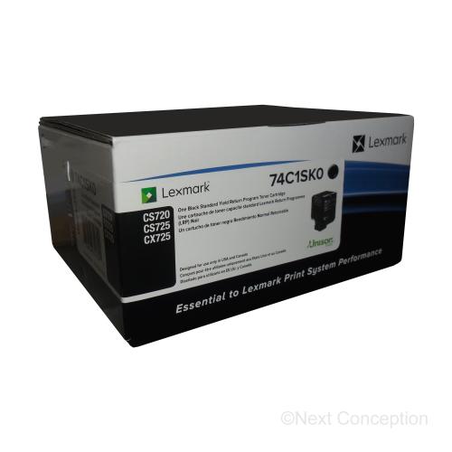 74C1SK0 LEXMARK CS720, CS725, CX725 BLK STANDARD 7K