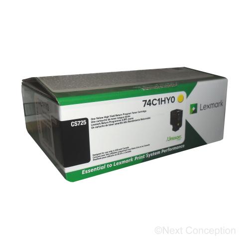 74C1HY0 LEXMARK CS725 YELLOW HIIGH YIELD TONER 12K