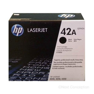 Absolute Toner Q5942A HP #42A BLACK LJ 4250/4350/4240 TONER 10K Original HP Cartridges