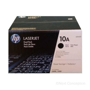 Absolute Toner Q2610D HP #10A DUAL PACK BLACK LASERJET 2300 PRINT CARTRIDGE Original HP Cartridges