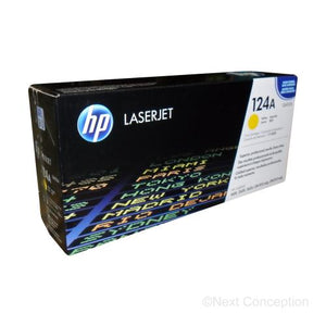 Absolute Toner Q6002A HP #124A YELLOW TONER CARTRIDGE FOR LASERJET 2600 Original HP Cartridges