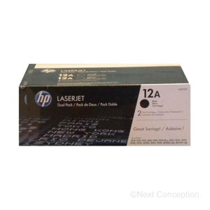 Absolute Toner Q2612D HP #12A DUAL PACK LASERJET 1010 PRINT CARTRIDGE (2K) Original HP Cartridges
