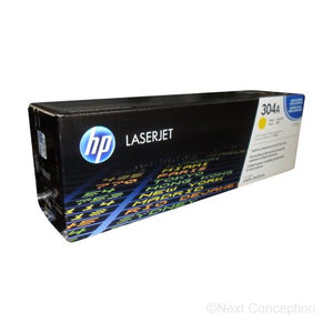 Absolute Toner CC532A HP #304A YELLOW TONER FOR COLOR LJ CP2025 (2.8K) Original HP Cartridges