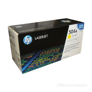 Absolute Toner CE252A HP #504A COLOR LASERJET CP3525 YELLOW SC 7K Original HP Cartridges