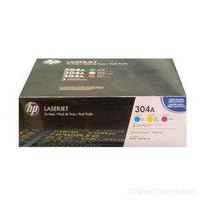 Absolute Toner CF340A HP #304A C/Y/M/ [CC531A/CC532A/CC533A] PACK CP2025 Original HP Cartridges