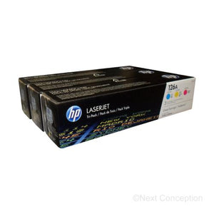 Absolute Toner CF341A HP #126A CLR TRIPACK (CE311A/CE312A/CE313A) CP1025NW Original HP Cartridges
