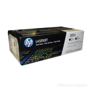 Absolute Toner CE410XD HP #305X BLACK LARGE CAPACITY DUAL PACK  CLJ PRO M45 Original HP Cartridges